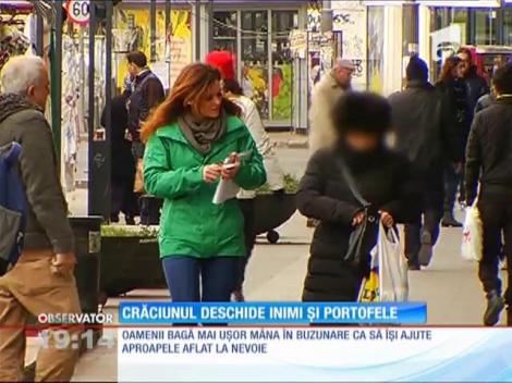 Crăciunul deschide inimi şi portofele