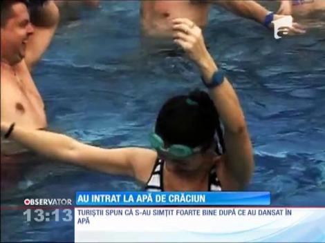 Zumba în apă cu spumă!