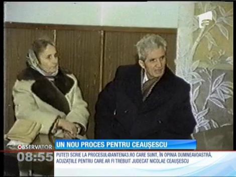 Un nou proces pentru Ceaușescu