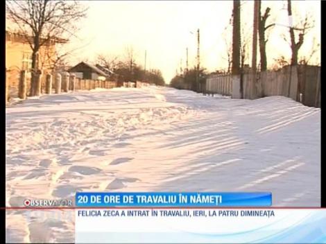 20 de ore de travaliu în nămeţi