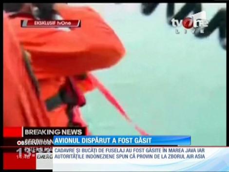 Avionul dispărut în Marea Java a fost găsit