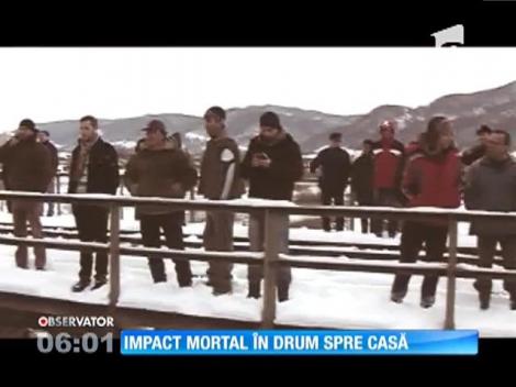 Impact mortal în drum spre casă