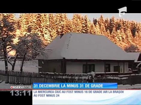 31 decembrie la minus 31 de grade