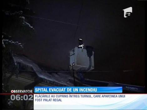 Spitalul din Segarcea a fost evacuat din cauza unui incendiu