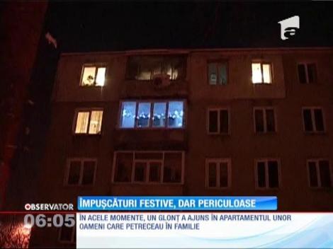 UPDATE! A fost găsit cel care a tras cu puşca de Revelion în geamul apartamentului unei familii din Piteşti