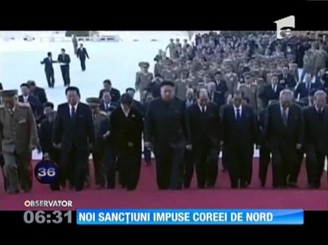 Noi sancţiuni impuse Coreei de Nord