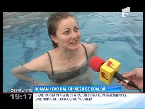 Românii fac băi, chinezii se scaldă