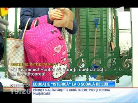 Educație "isterică" la o școală de lux