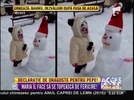 Maria, declarație de dragoste pentru Pepe