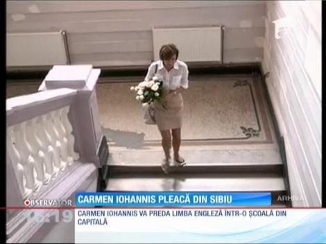 Carmen Iohannis pleacă din Sibiu