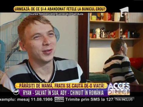 Ryan, un alt tânăr din Generaţia Pierdută, a fost adoptat de o familie de americani