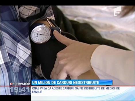 Un milion de carduri nedistribuite