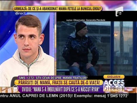 Adi, fratele lui Ryan, a fost abandonat la spital de cea care i-a dat viață