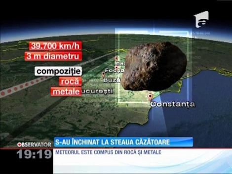 Update / Un meteorit s-a dezintegrat deasupra României