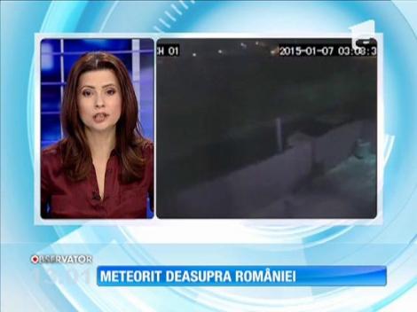 Un meteorit s-a dezintegrat deasupra României