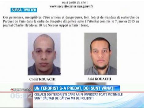 Unul dintre cei trei terorişti implicați în atentatul din Franța a fost prins