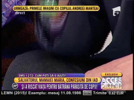 A închis ochii şi s-a aruncat în flăcări s-o salveze pe mamaia Maria!