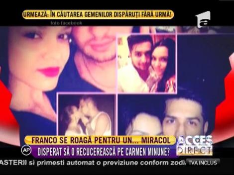 După Carmen Minune, jale mare! Franco plânge de dorul fiicei lui Adrian