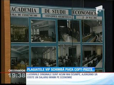 Plagiatele VIP scumpesc lucrările ştiinţifice!