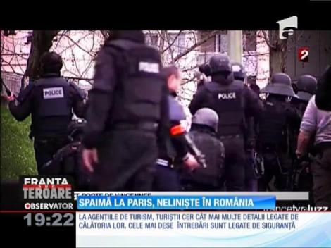 Spaima la Paris, nelinişte în România