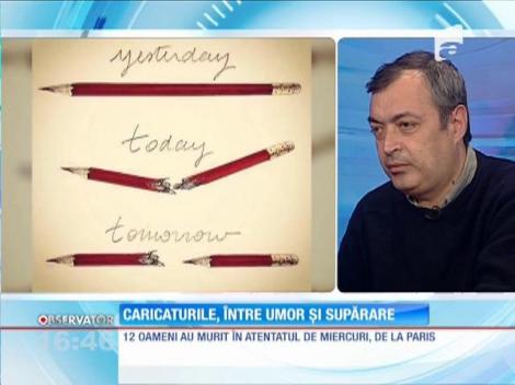 Cristian Topan, caricaturist, preşedintele Uniunii Caricaturiştilor din România