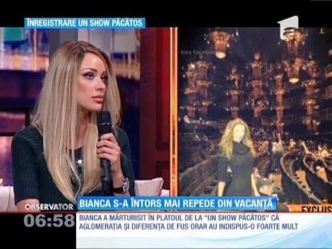 Bianca Draguşanu, totul despre vacanţa de Revelion din Las Vegas
