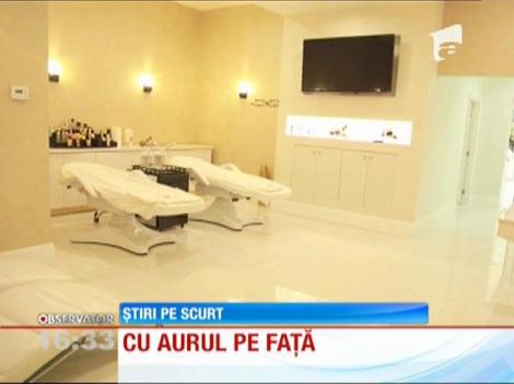 Tratament facial la Londra: mască cu aur şi praf de diamant