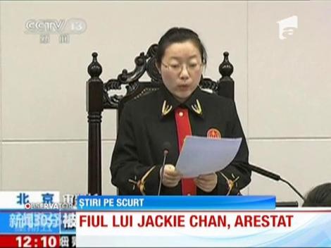 Fiul lui Jackie Chan, arestat