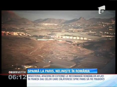 Spaimă la Paris, nelinişte în România