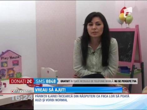 Vreau să ajut! Ilaria suferă de hipoacuzie bilaterala profunda