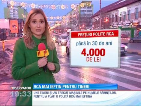 Poliţele RCA pentru tineri s-ar putea ieftini