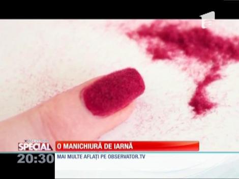 Special! Manichiura ”îmblănită” de iarnă