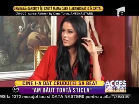 Daniela Crudu, dezvăluiri de la prima beție: ”Am dat pe gât toată sticla”