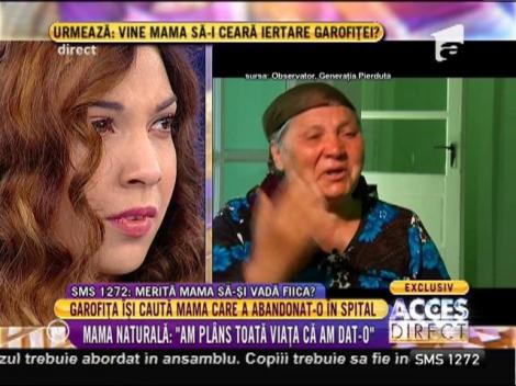 Mama Joanei: ”Am plâns toată viața că am dat-o”