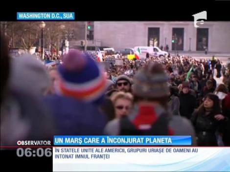 Marş istoric împotriva terorismului