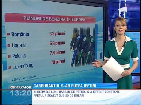 Premieră! Benzină sub 5 lei pe litru în București