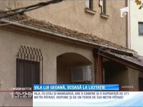 Vila de protocol locuită de Mircea Geoană, scoasă la licitaţie
