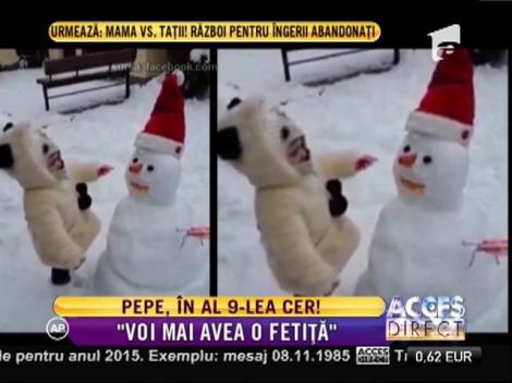 Pepe: &rdquo;Voi mai avea o fetiță&rdquo;