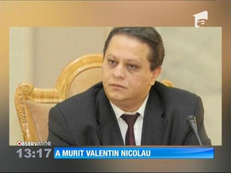 A murit fostul şef al televiziunii Române, Valentin Nicolau