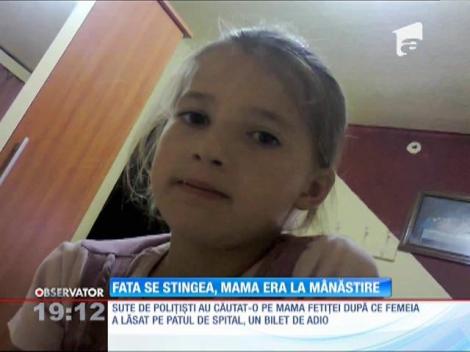 Update / Mama Mariei, fata abandonată în spitalul din Cluj-Napoca cu leucemie, s-a întors