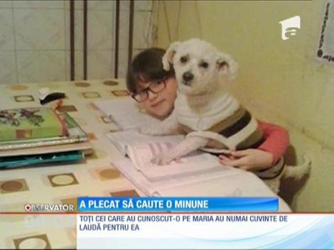 Mama Mariei, fata abandonată în spitalul din Cluj-Napoca cu leucemie, s-a întors