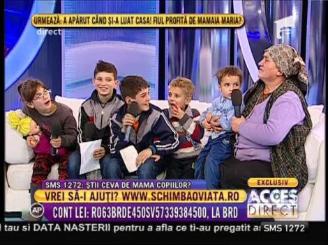 5 copii își caută mama dispărută
