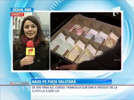 Haos pe piața valutară