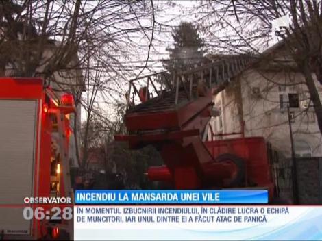 Incendiu puternic în Ploieşti