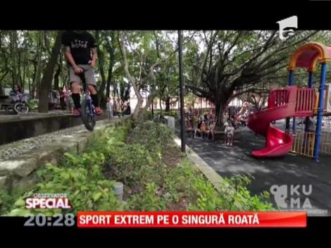 SPECIAL! Sport extrem pe o singură roată