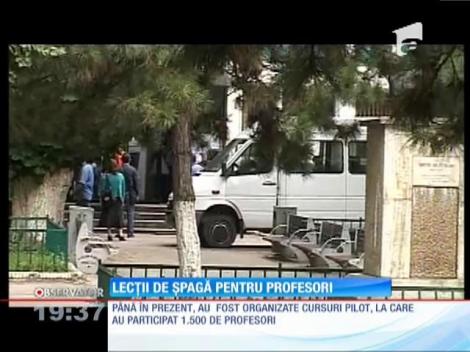 Lecţii de şpaga pentru profesori