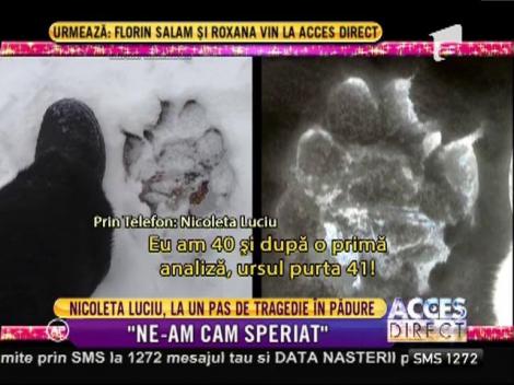 Nicoleta Luciu, sperietură de moarte! Uite ce a pățit vedeta în timp ce se plimba!