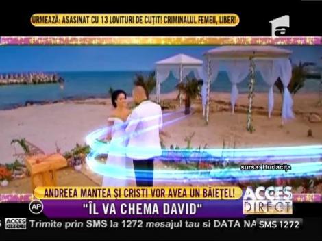 Andreea Mantea va avea băieţel!