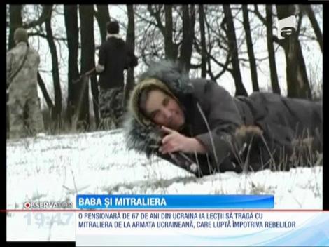 În Ucraina, o bunică de 67 de ani s-a înrolat în armată ca voluntar