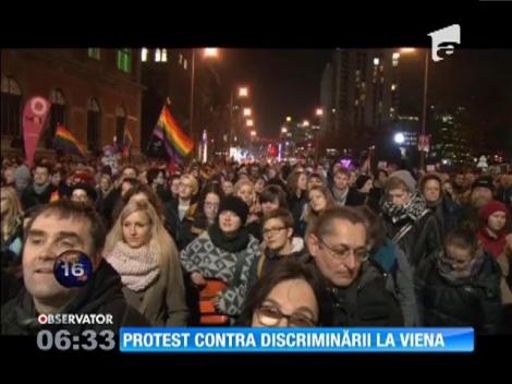 Protest contra discriminării la Viena